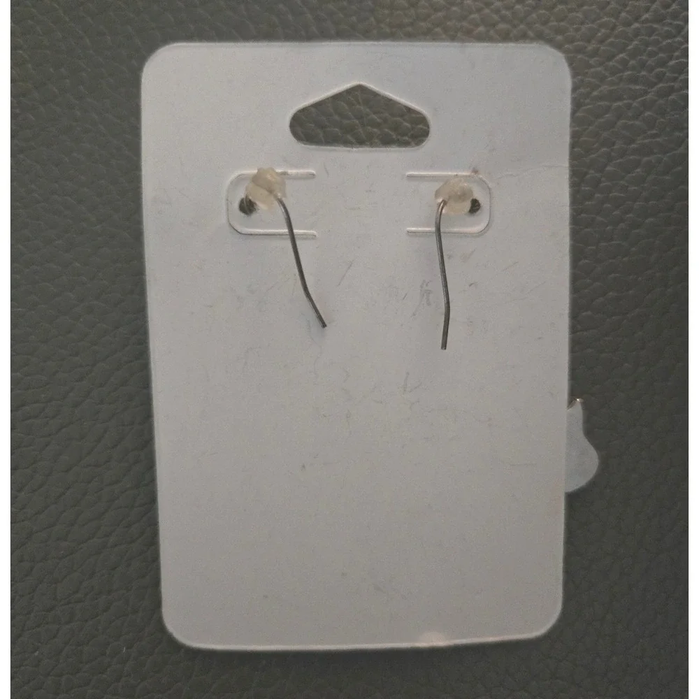 New Silver Tone‎ Electric Guitar Dangle Earrings 1.5